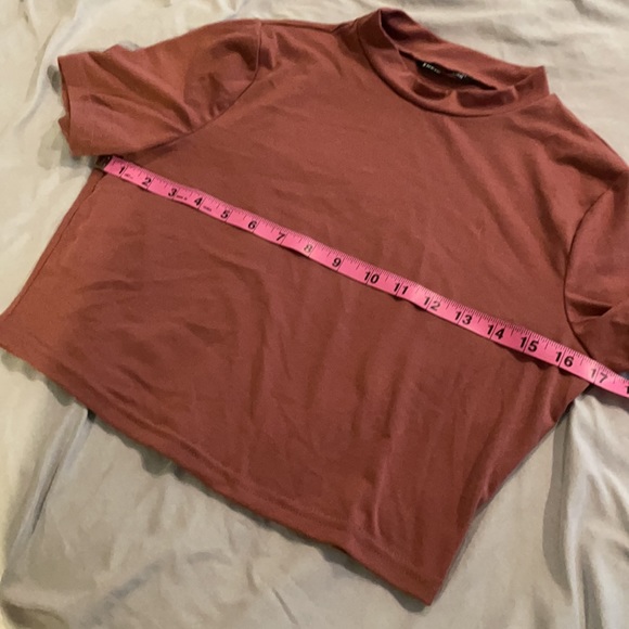 🌼Shein mock neck crop top size M - Picture 5 of 7